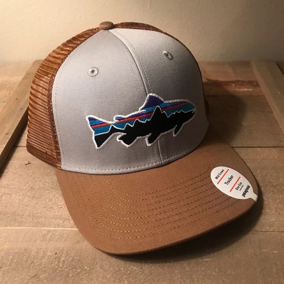 patagonia trout trucker hat